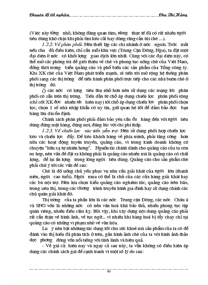 image for page Một số giải pháp thúc đẩy xuất khẩu chè của Tổng công ty chè Việt nam