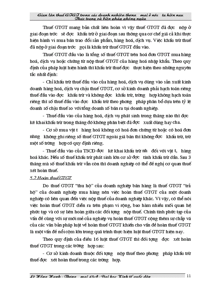 image for page Gian lận thuế GTGT trong các doanh nghiệp thương mại ở Việt Nam hiện nay và biện pháp phòng ngừa