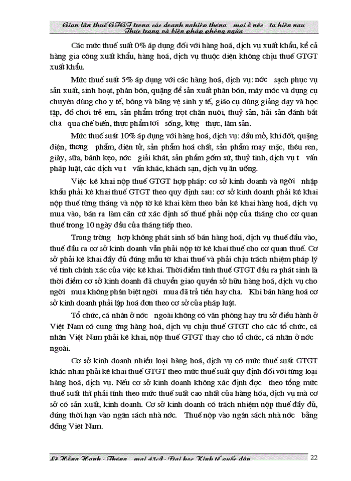 image for page Gian lận thuế GTGT trong các doanh nghiệp thương mại ở Việt Nam hiện nay và biện pháp phòng ngừa