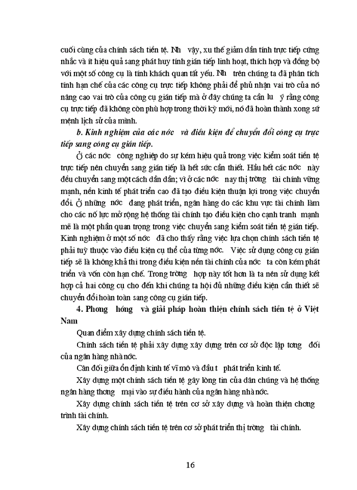 image for page Phương hướng và giải pháp hoàn thiện chính sách tiền tệ ở Việt Nam