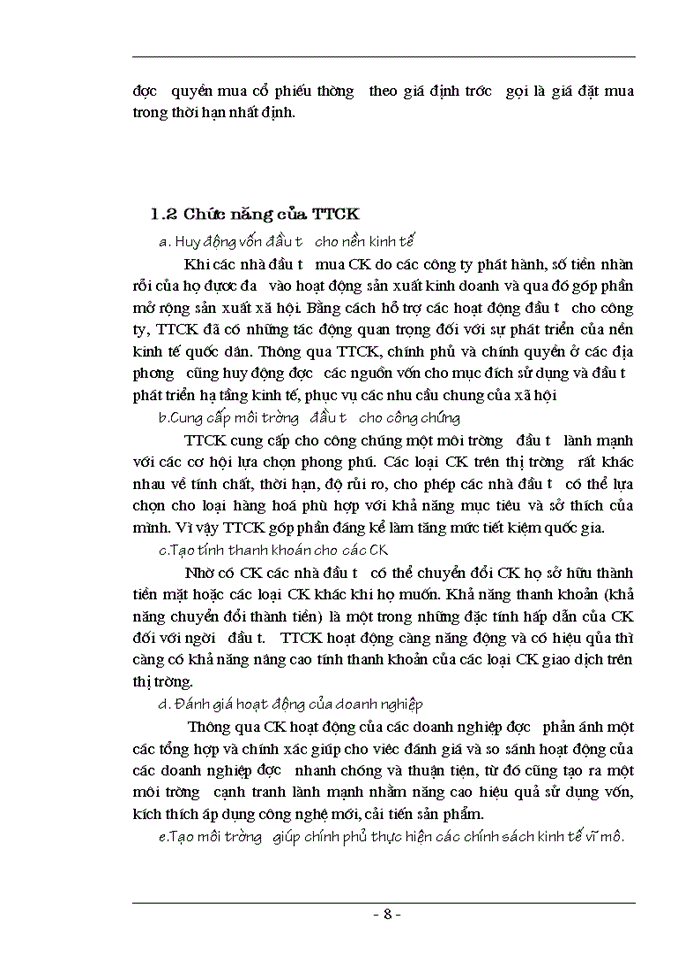 image for page Hoạt động của NHTM trong quá trình hình thành và phát triển TTCK ở Việt Nam