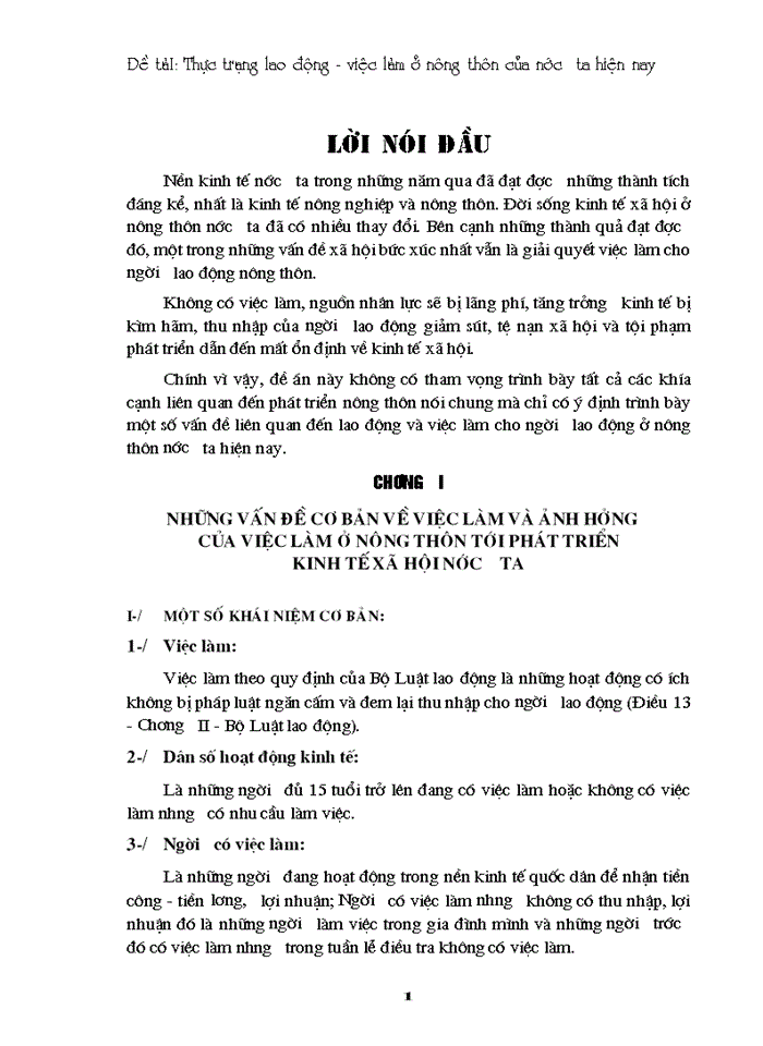 image for page Thực trạng lao động - việc làm ở nông thôn của nước ta hiện nay
