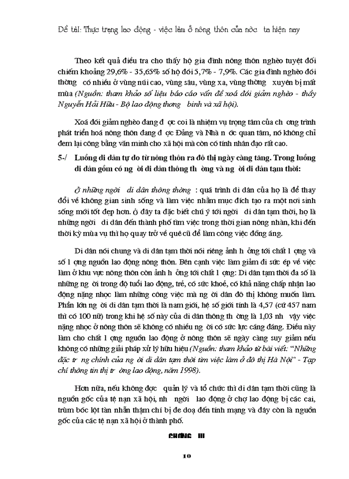 image for page Thực trạng lao động - việc làm ở nông thôn của nước ta hiện nay