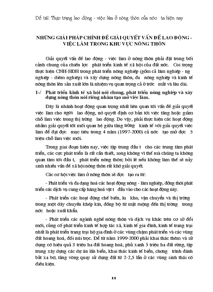 image for page Thực trạng lao động - việc làm ở nông thôn của nước ta hiện nay