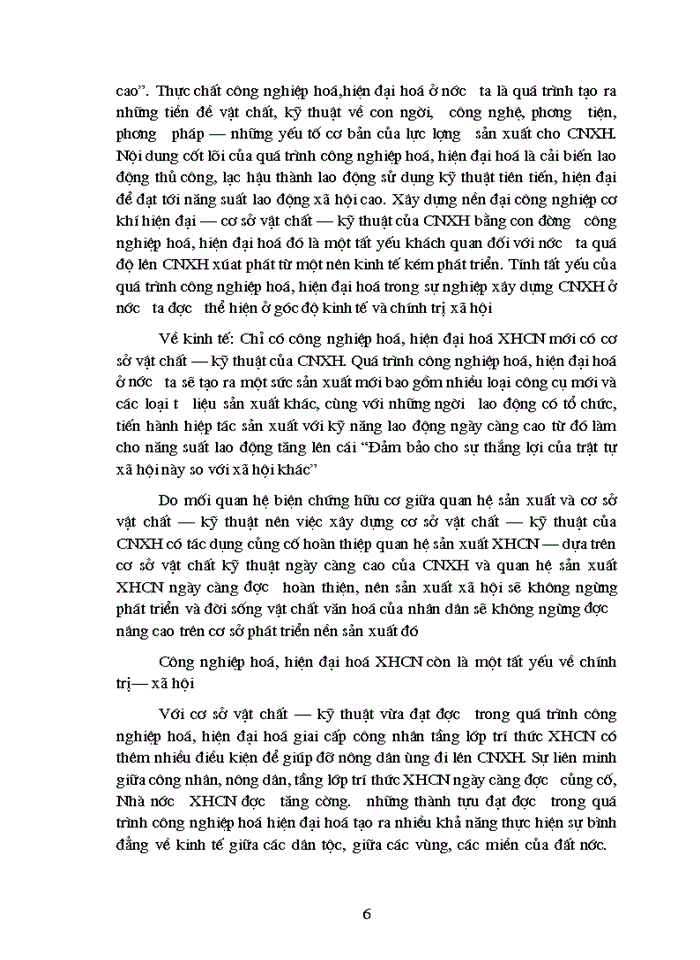 image for page CNH - HĐH - vai trò của nó đối với sự nghiệp xây dựng chủ nghĩa xã hội ở nước ta