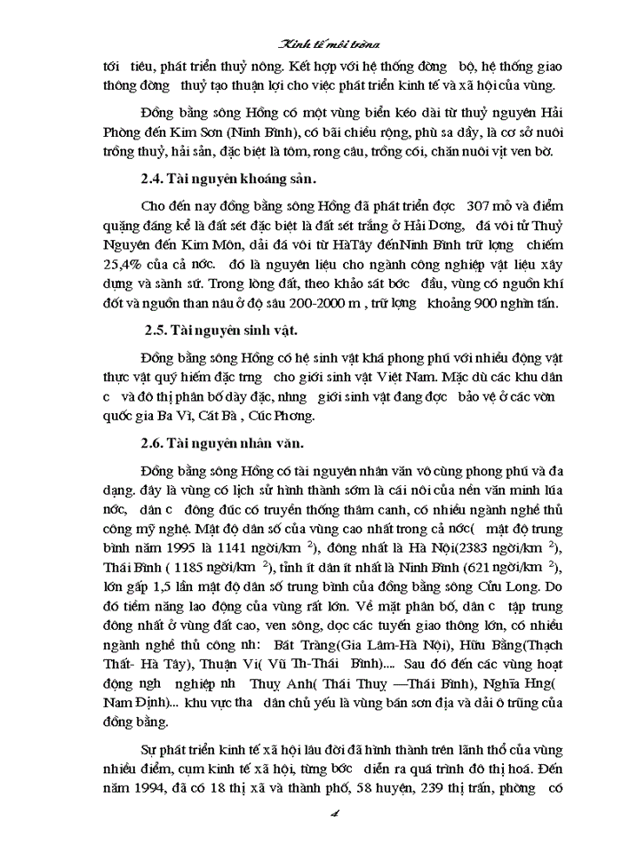 image for page Vai trò của đồng bằng sông Hồng đối với quá trình phát triển kinh tế đất nước