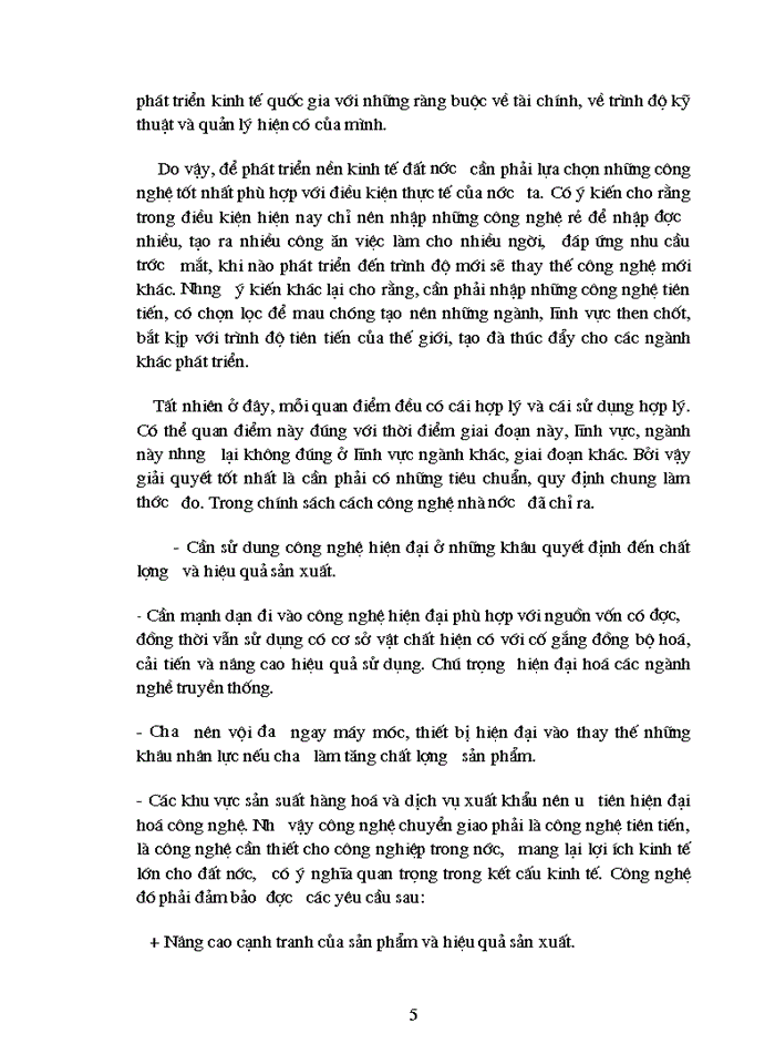 image for page Phương pháp lựa chọn công nghệ tối ưu trong chuyển giao công nghệ