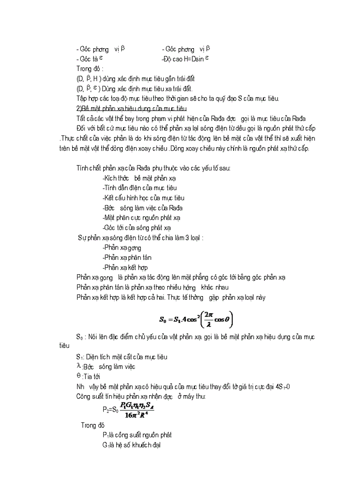 image for page Vai trò của rađa phòng không trong tác chiến phòng không và trong chiến tranh công nghệ cao