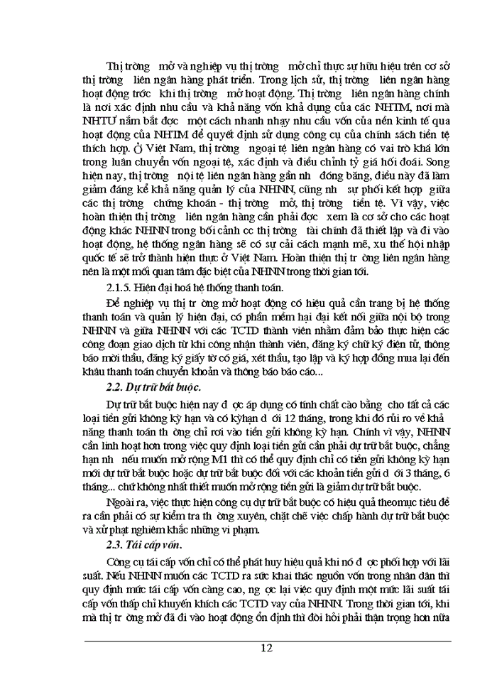 image for page Nhtw - vai trò của NHTƯ trong việc kiểm soát tiền tệ ở Việt nam