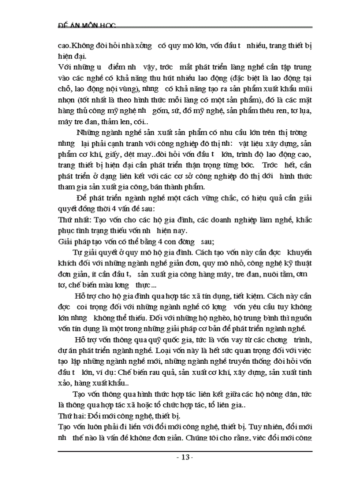 image for page Giải pháp giải quyết và tạo việc làm ở nông thôn