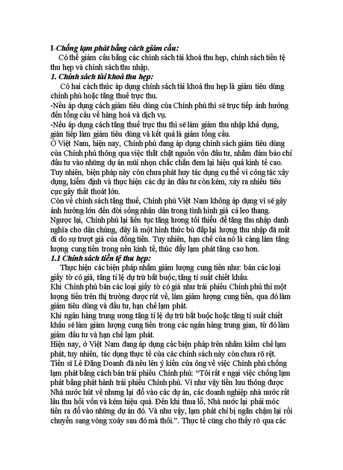 image for page Nguyên nhân của lạm phát giá cả của nước ta hiện nay