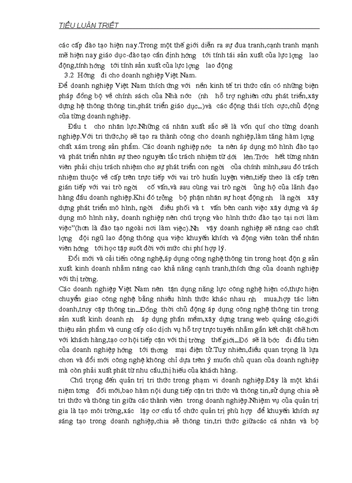 image for page Luận chứng về tri thức và vai trò của tri thức