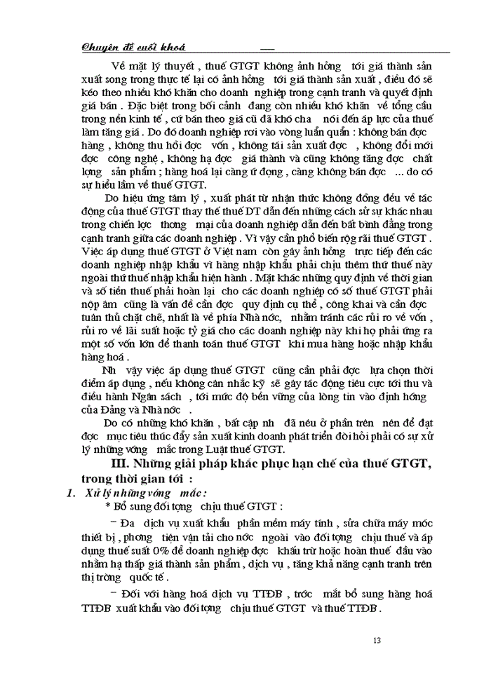 image for page Những giải pháp khắc phục hạn chế của thuế GTGT.