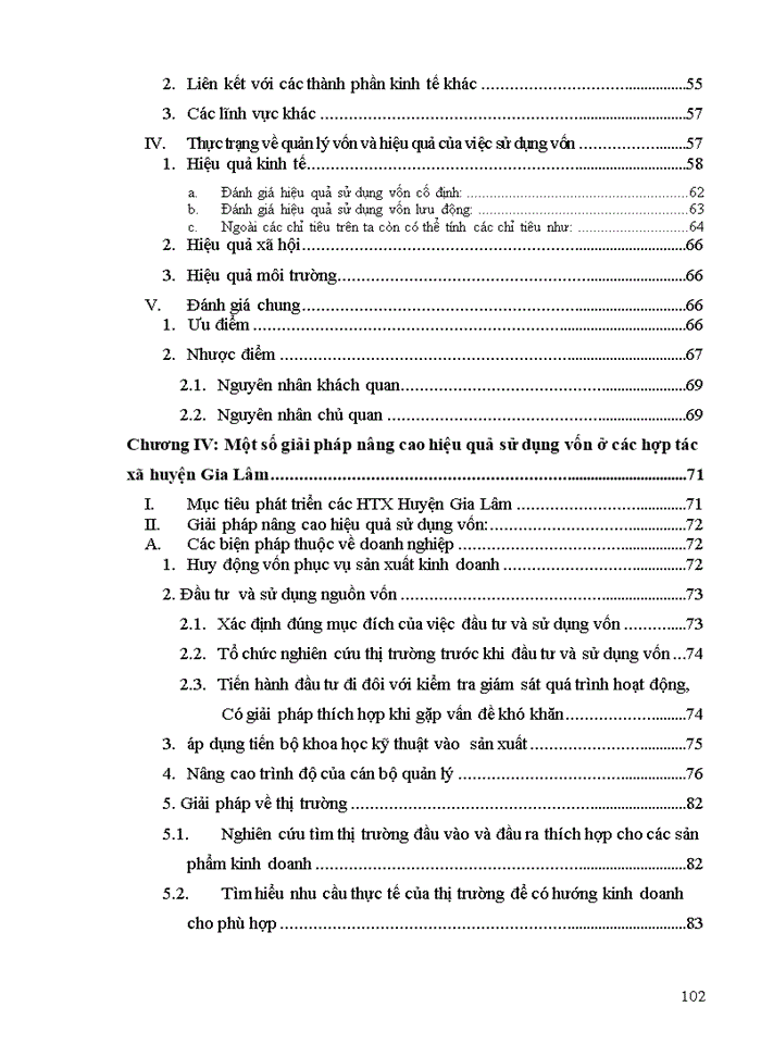 image for page Thực trạng và giải pháp nâng cao hiệu quả sử dụng vốn của các hợp tác xã nông nghiệp ở huyện Gia Lâm