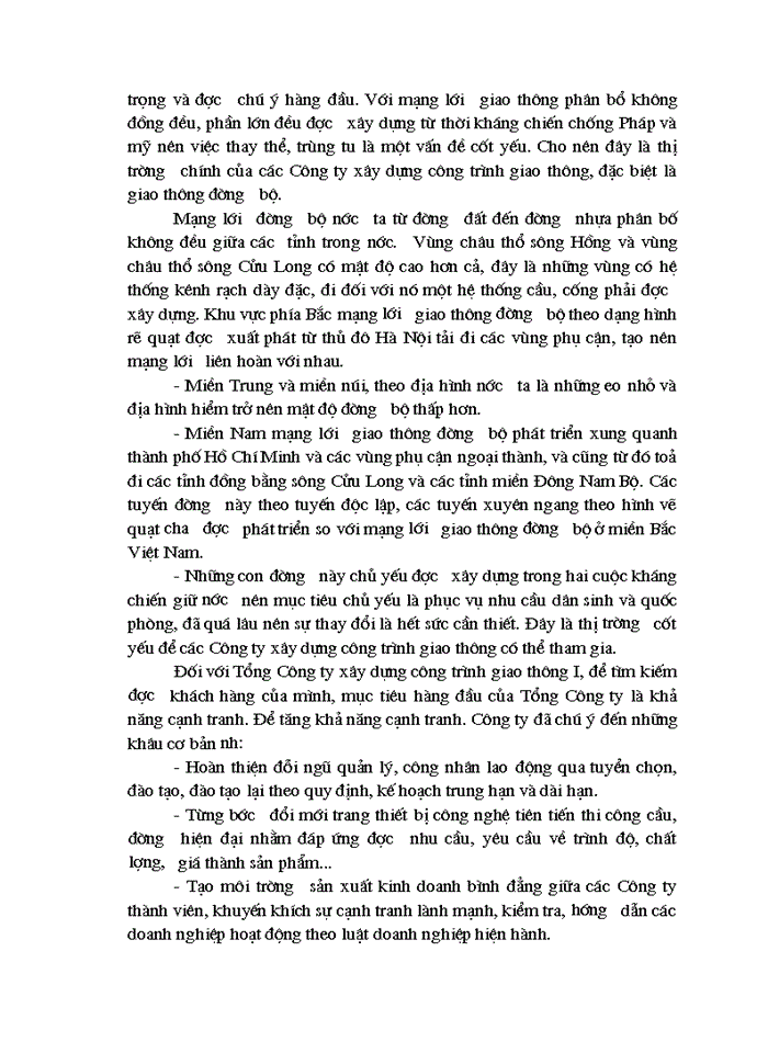 image for page Tình hình tổ chức và sử dụng tscđ của tổng công ty xây dựng công trình giao thông I