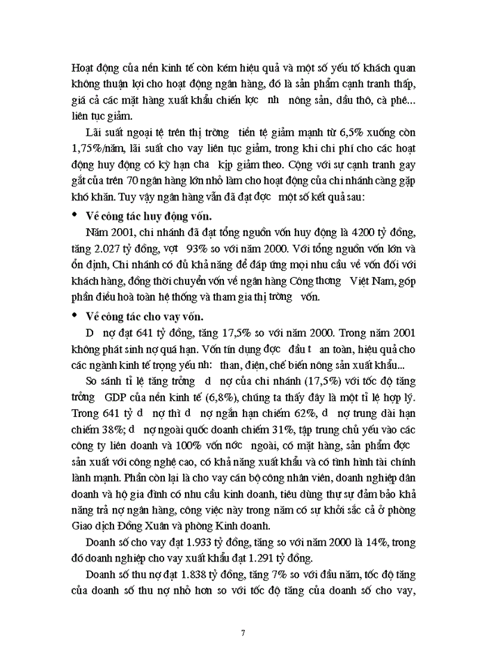 image for page Đánh giá tổng quát tình hình hoạt động kinh doanh của ngân hàng trong những năm qua.