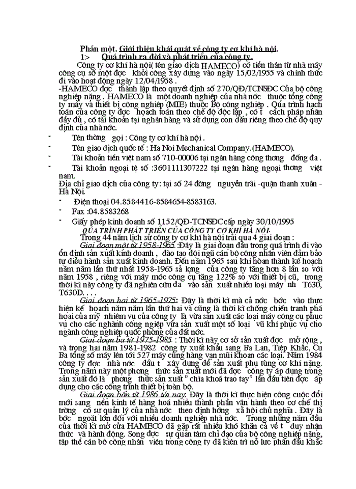 image for page Một số giải pháp nâng cao chất lượng hoạt động sản xuất kinh doanh và quản lý chất lượng tại HAMECO