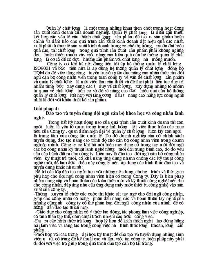 image for page Một số giải pháp nâng cao chất lượng hoạt động sản xuất kinh doanh và quản lý chất lượng tại HAMECO