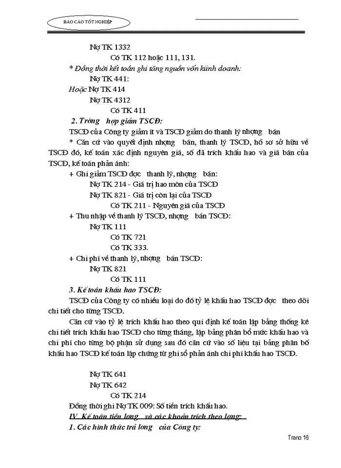 image for page Tình hình thực hiện hạch toán các nghiệp vụ kinh tế phát sinh