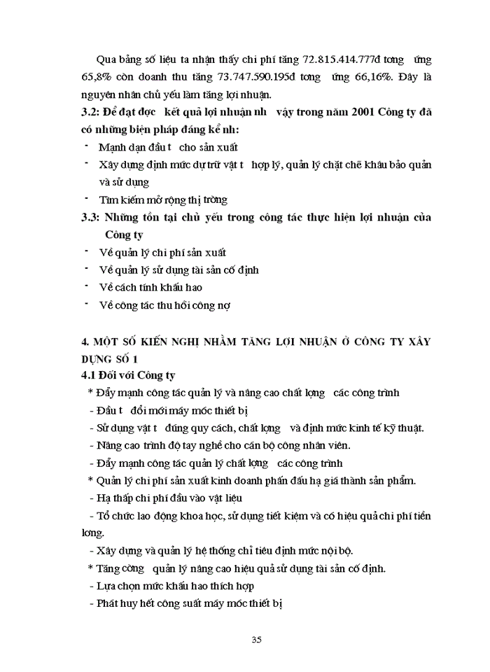 image for page Lợi nhuận và các biện pháp cơ bản góp phần nâng cao lợi nhuận ở công ty xây dựng số 1