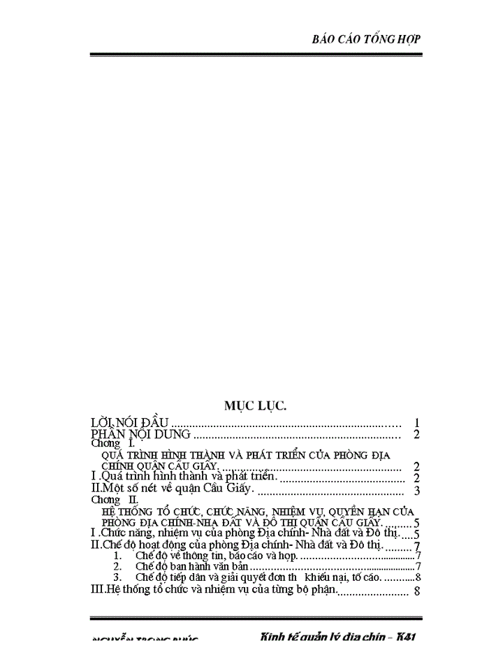 image for page Thực trạng và giải pháp nhăm nâng cao việc cấp giấy chứng nhận quyền sử dụng đất ở quận Cầu giấy.