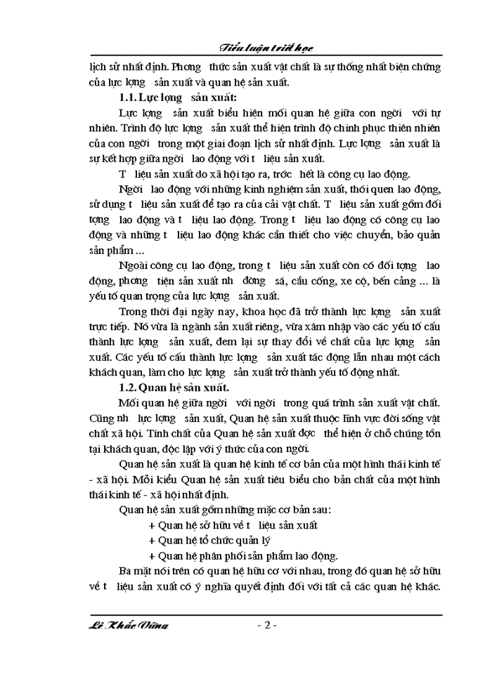image for page Phát triển Lực lượng sản xuất và xây dựng Quan hệ sản xuất mới theo định hướng XHCN.