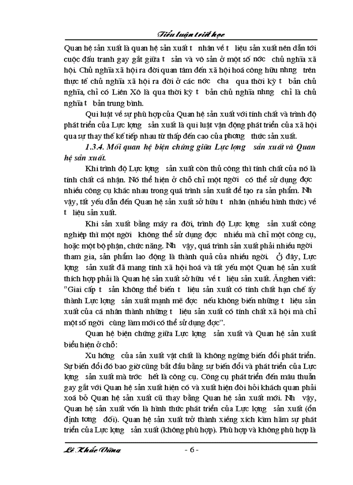 image for page Phát triển Lực lượng sản xuất và xây dựng Quan hệ sản xuất mới theo định hướng XHCN.
