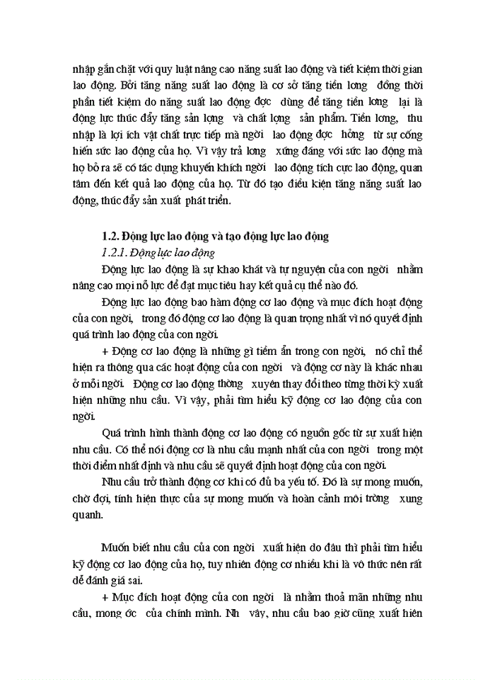 image for page Tiền công - Thu nhập của người lao động ở doanh nghiệp tư nhân và việc tạo động lực cho người lao động