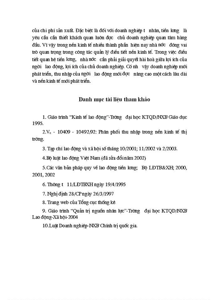 image for page Tiền công - Thu nhập của người lao động ở doanh nghiệp tư nhân và việc tạo động lực cho người lao động