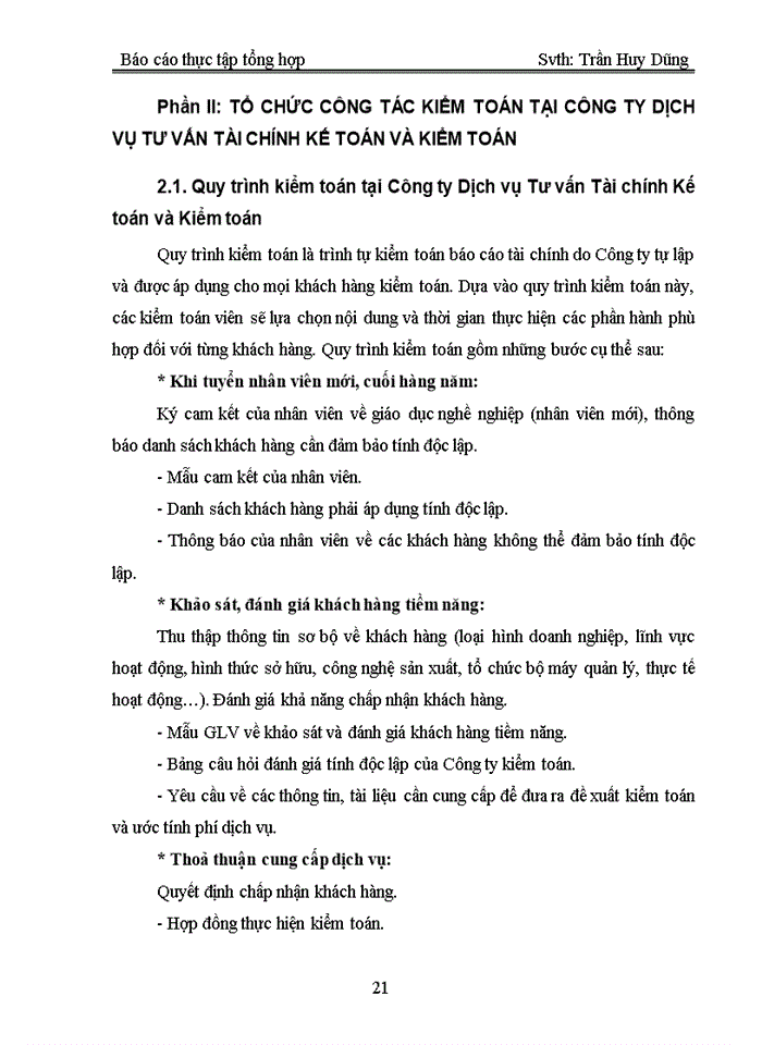 image for page Tổ chức công tác kiểm toán tại công ty dịch vụ tư vấn tài chính kế toán và kiểm toán