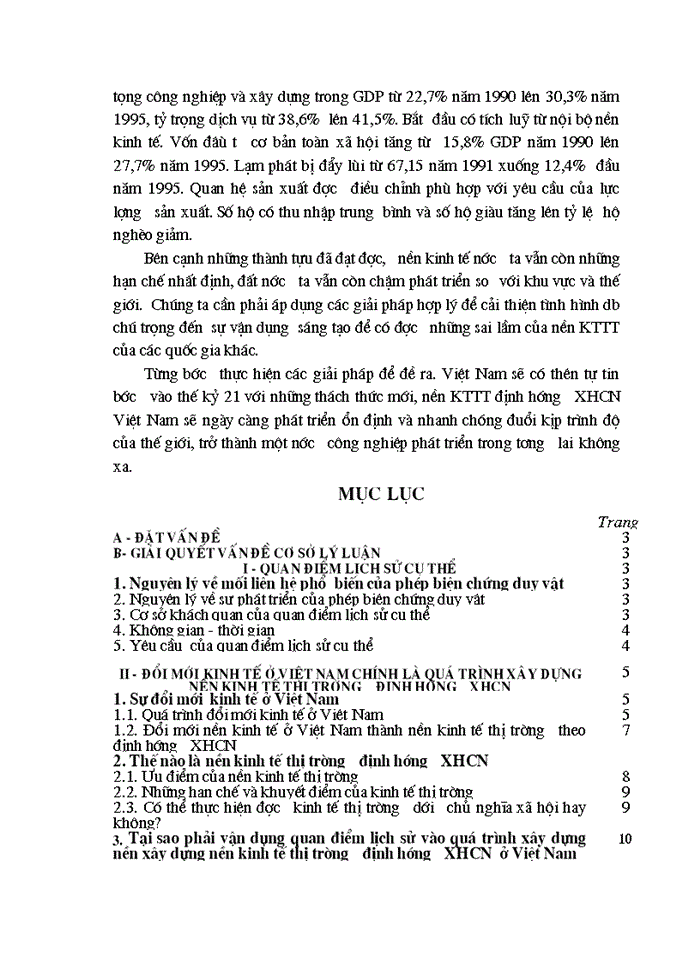 image for page Quan điểm lịch sử cụ  thể với quá trình xây dựng nền kinh tế thị trường ở việt nam