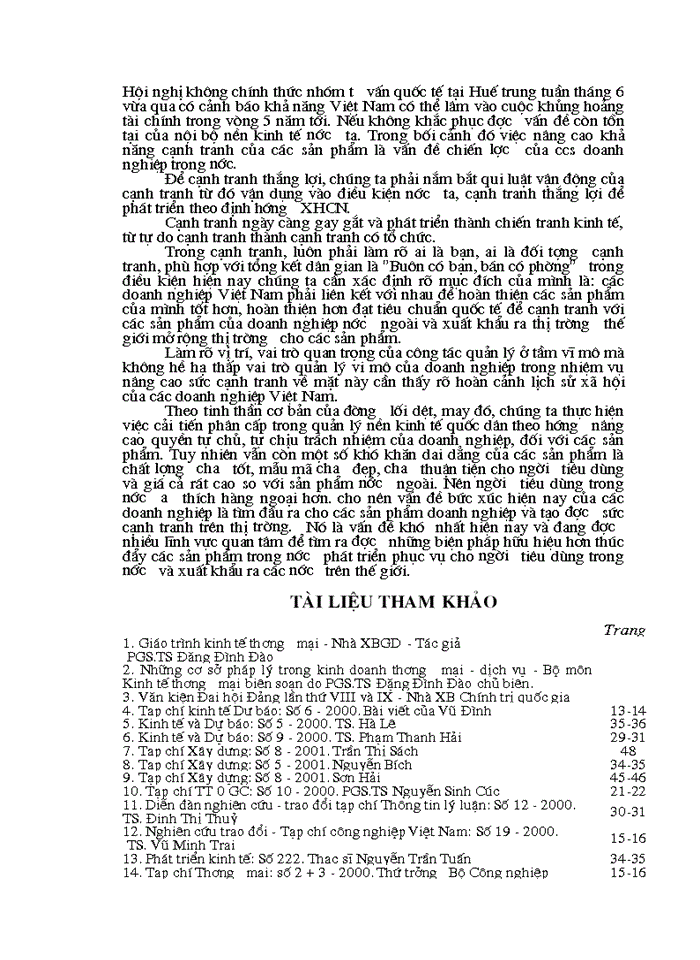 image for page Biện pháp nâng cao khả năng cạnh tranh của các sản phẩm việt nam trên thị trường