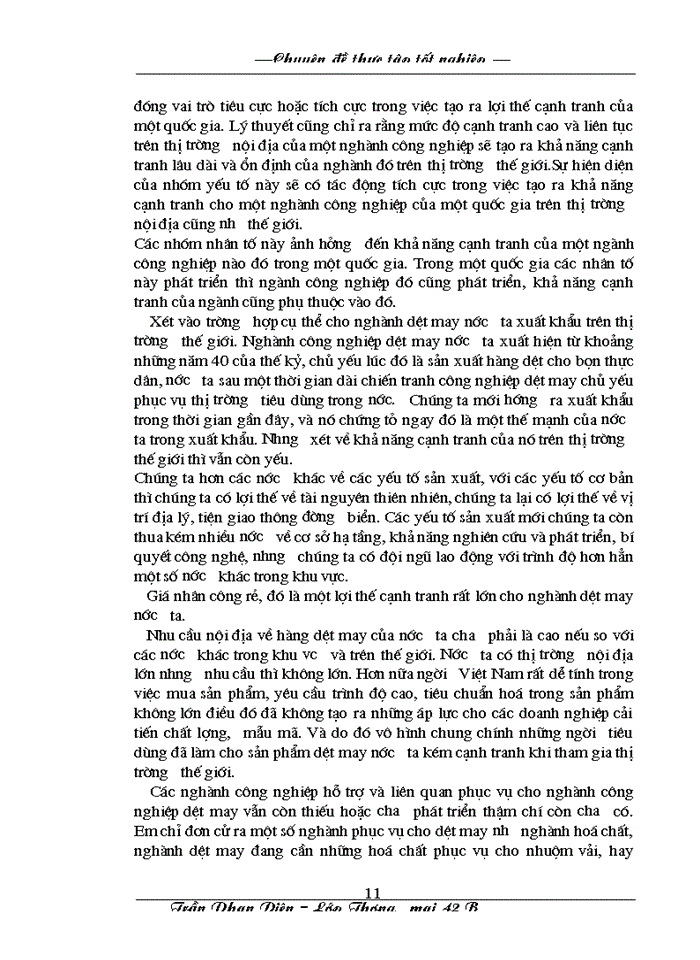 image for page Nâng cao khả năng cạnh tranh hàng dệt may Việt Nam xuất khẩu sang thị trường Mỹ trong điều kiện thực hiện Hiệp định Thương mại Việt – Mỹ