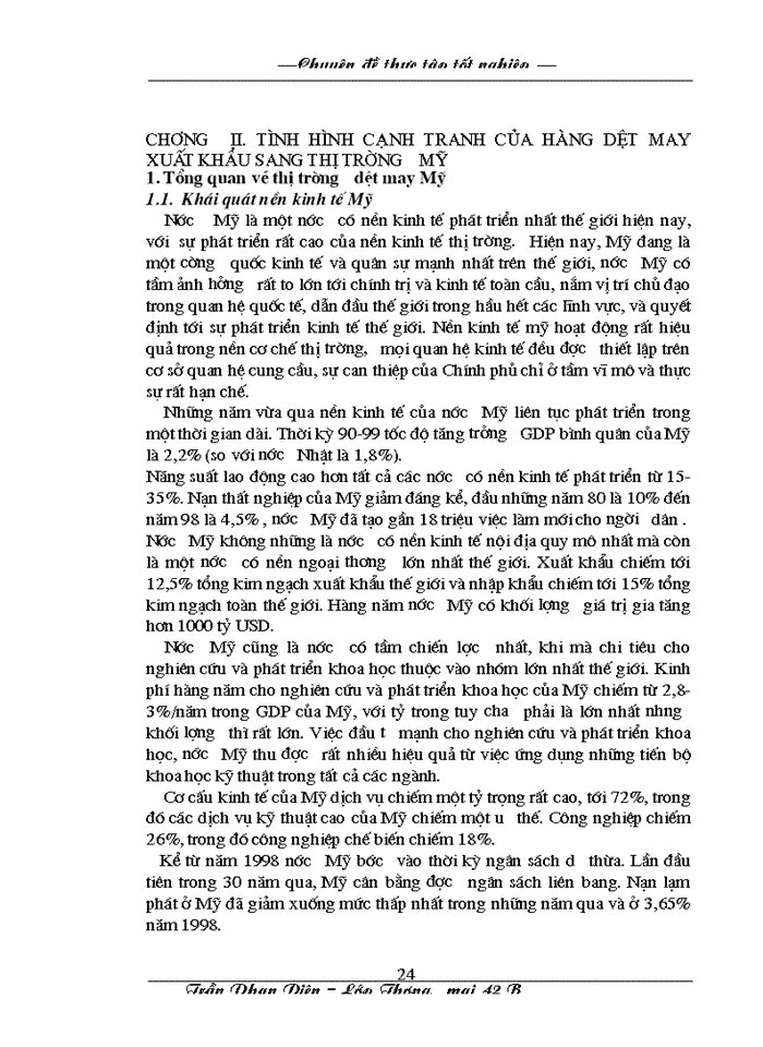 image for page Nâng cao khả năng cạnh tranh hàng dệt may Việt Nam xuất khẩu sang thị trường Mỹ trong điều kiện thực hiện Hiệp định Thương mại Việt – Mỹ