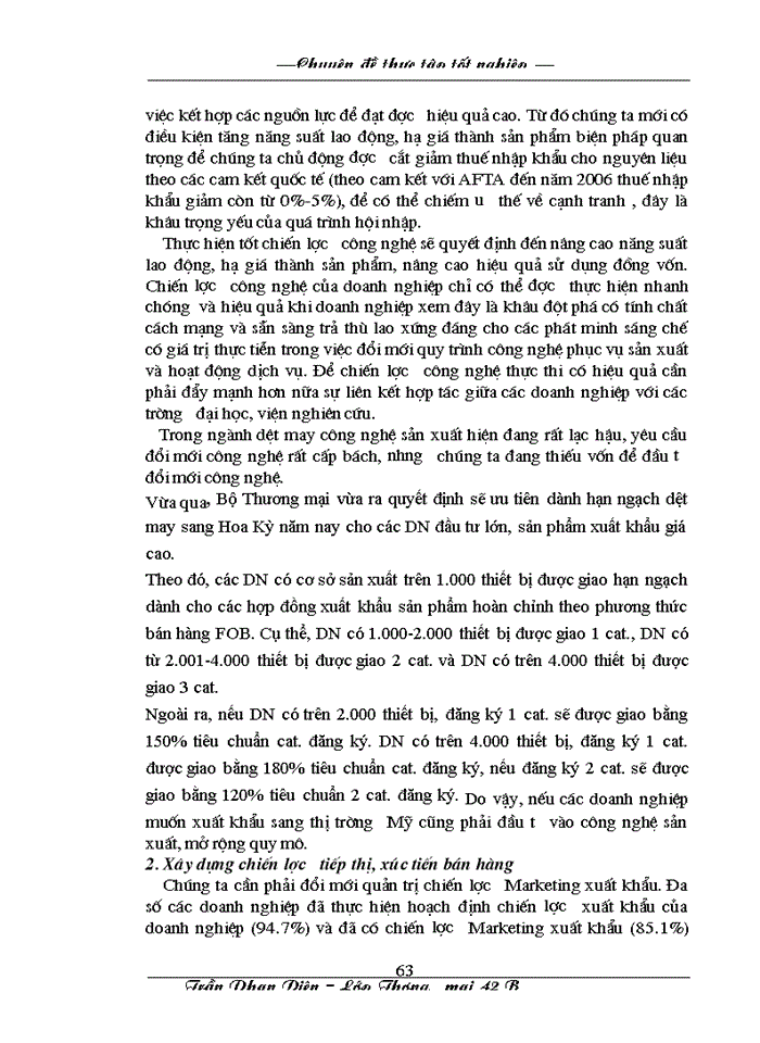 image for page Nâng cao khả năng cạnh tranh hàng dệt may Việt Nam xuất khẩu sang thị trường Mỹ trong điều kiện thực hiện Hiệp định Thương mại Việt – Mỹ