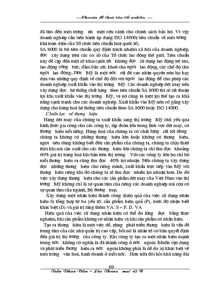 image for page Nâng cao khả năng cạnh tranh hàng dệt may Việt Nam xuất khẩu sang thị trường Mỹ trong điều kiện thực hiện Hiệp định Thương mại Việt – Mỹ