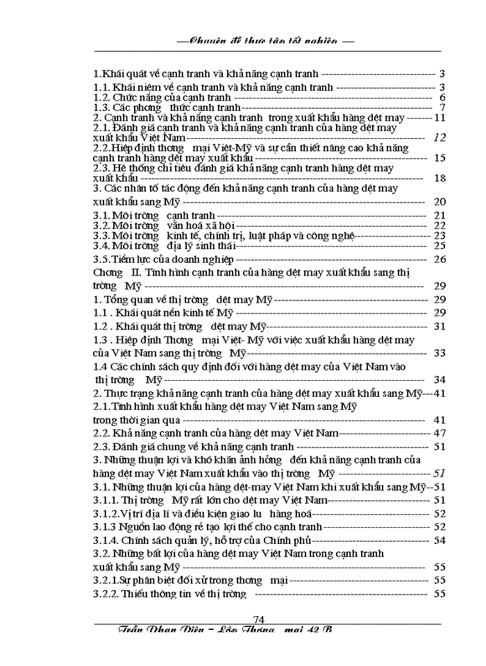 image for page Nâng cao khả năng cạnh tranh hàng dệt may Việt Nam xuất khẩu sang thị trường Mỹ trong điều kiện thực hiện Hiệp định Thương mại Việt – Mỹ