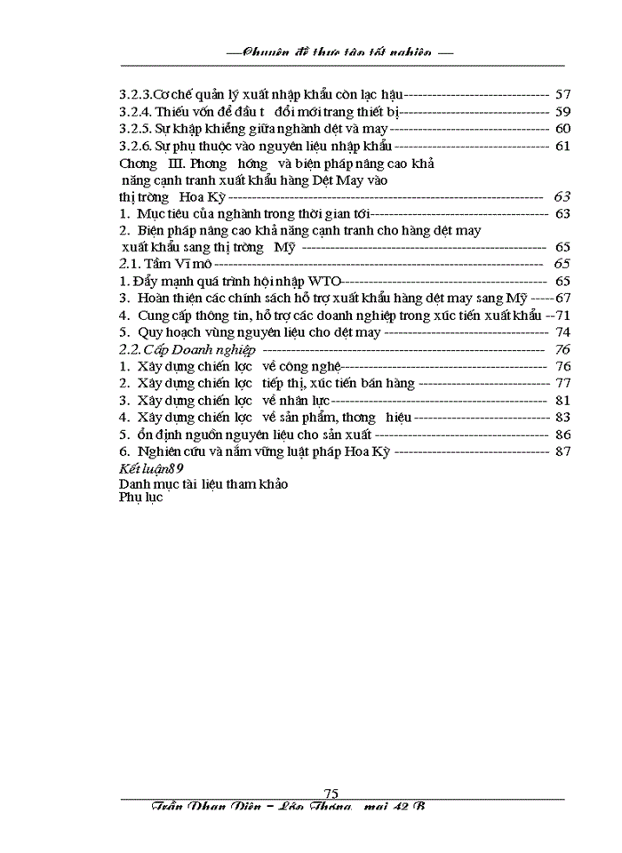 image for page Nâng cao khả năng cạnh tranh hàng dệt may Việt Nam xuất khẩu sang thị trường Mỹ trong điều kiện thực hiện Hiệp định Thương mại Việt – Mỹ