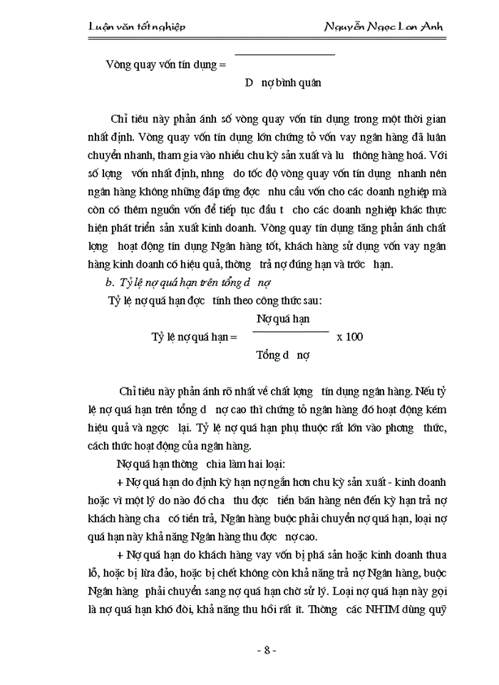 image for page Phân tích kết quả hoạt động kinh doanh tín dụng tại chi nhánh Ngân hàng công thương Khu vực Hai Bà Trưng