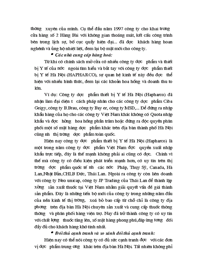 image for page Phương hướng và các biện pháp nâng cao hiệu quả sử dụng vốn tại công ty dược phẩm thiết bị y tế hà nội
