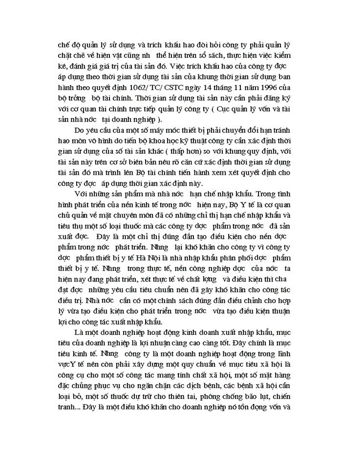 image for page Phương hướng và các biện pháp nâng cao hiệu quả sử dụng vốn tại công ty dược phẩm thiết bị y tế hà nội