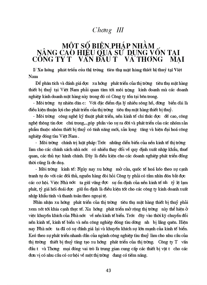 image for page Một số biện pháp nhằm nâng cao hiệu quả sử dụng vốn của Công ty Tư vấn đầu tư và Thương mại