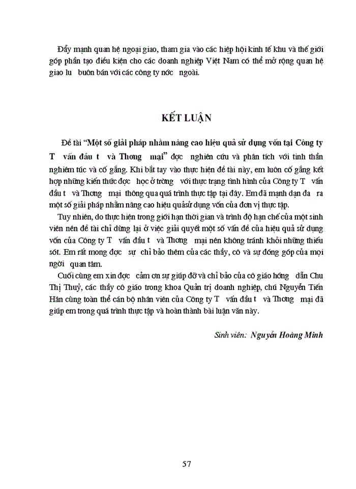 image for page Một số biện pháp nhằm nâng cao hiệu quả sử dụng vốn của Công ty Tư vấn đầu tư và Thương mại