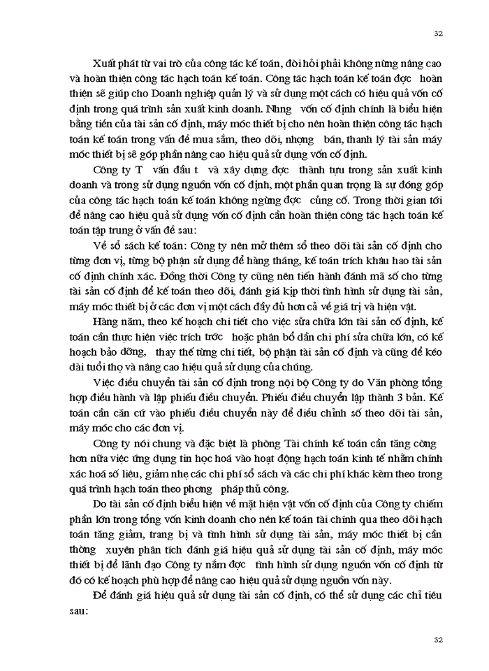 image for page Một số giải pháp nâng cao hiệu quả sử dụng vốn cố định của Công ty tư vấn đầu tư và xây dựng
