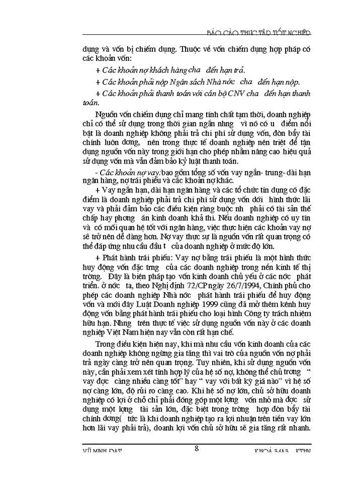 image for page Vốn kinh doanh và những biện pháp nâng cao hiệu quả sử dụng vốn kinh doanh
