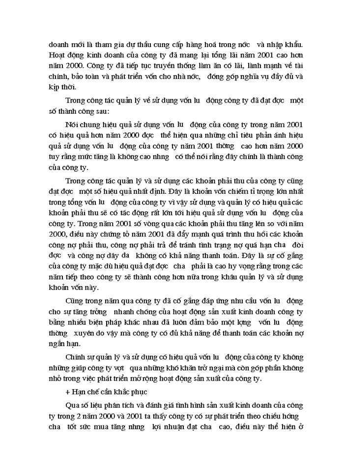 image for page Các biện pháp nhằm nâng cao hiệu quả sử dụng vốn lưu động tại Công ty xuất nhập khẩu máy Hà Nội