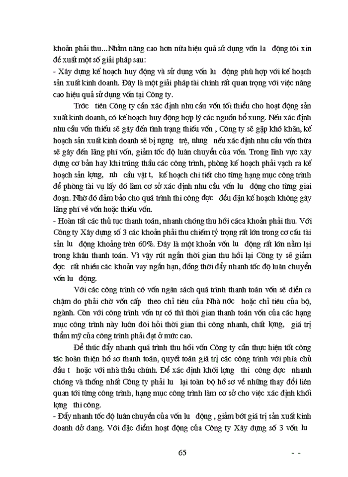 image for page Một số biện pháp nhằm nâng cao hiệu quả sử dụng vốn tại Công ty Xây dựng số 3 Hà Nôi