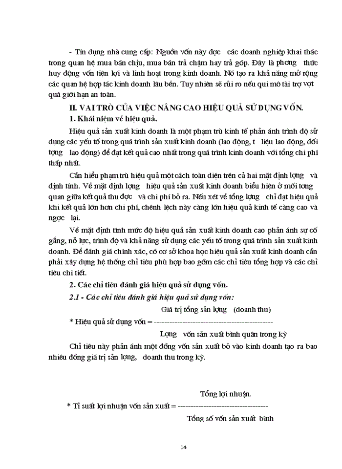 image for page Một số giải pháp nâng cao hiệu quả sử dụng vốn của Công ty Bia Hà Nội