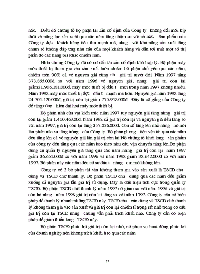 image for page Một số giải pháp nâng cao hiệu quả sử dụng vốn của Công ty Bia Hà Nội