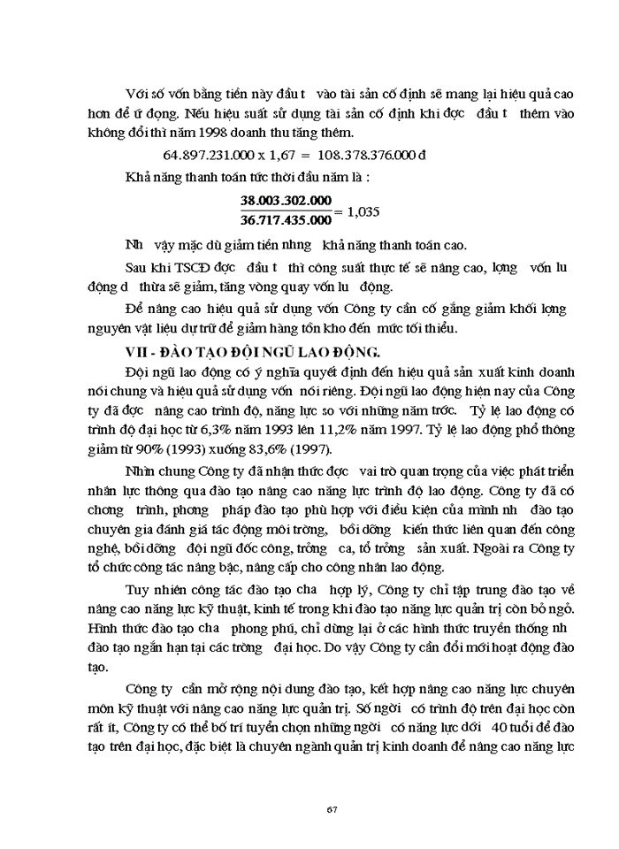 image for page Một số giải pháp nâng cao hiệu quả sử dụng vốn của Công ty Bia Hà Nội